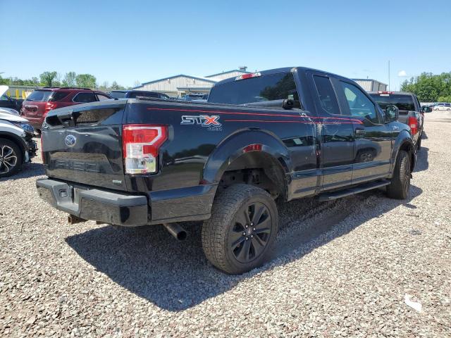 1FTEX1EP5LFB03641 - 2020 FORD F150 SUPER CAB BLACK photo 3