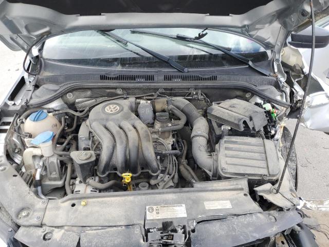 3VW2K7AJ6FM307596 - 2015 VOLKSWAGEN JETTA BASE WHITE photo 11