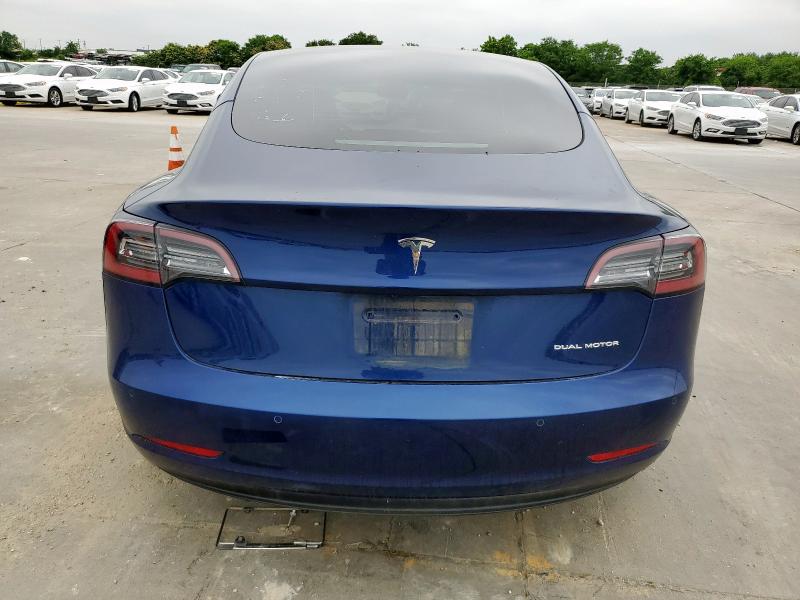 5YJ3E1EB7NF235664 - 2022 TESLA MODEL 3 Mavi foto 6