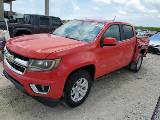 1GCGTCE38G1184070 - 2016 CHEVROLET COLORADO LT RED photo 1