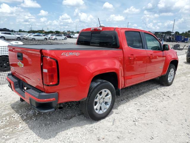 1GCGTCE38G1184070 - 2016 CHEVROLET COLORADO LT RED photo 3