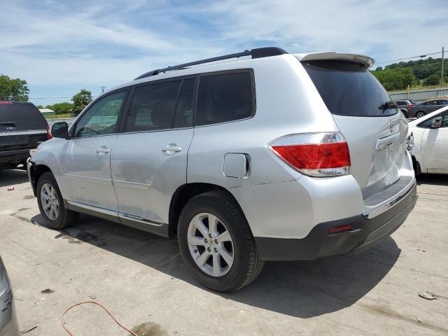 5TDZK3EH6DS089965 - 2013 TOYOTA HIGHLANDER BASE SILVER photo 2