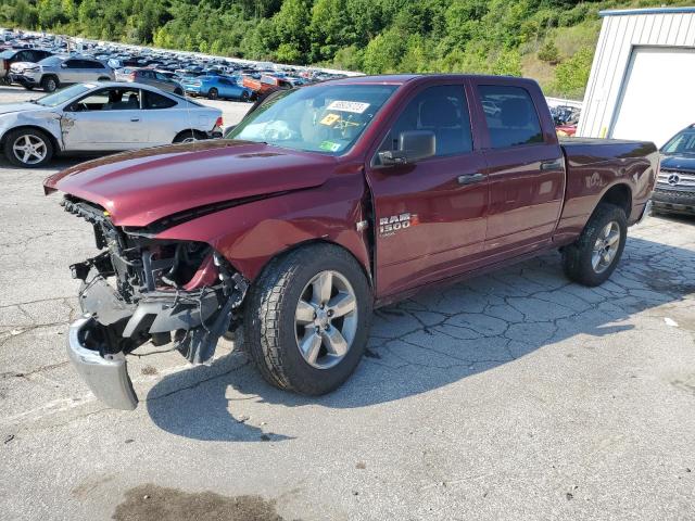 1C6RR7ST5KS689089 - 2019 RAM 1500 CLASS TRADESMAN BURGUNDY photo 1