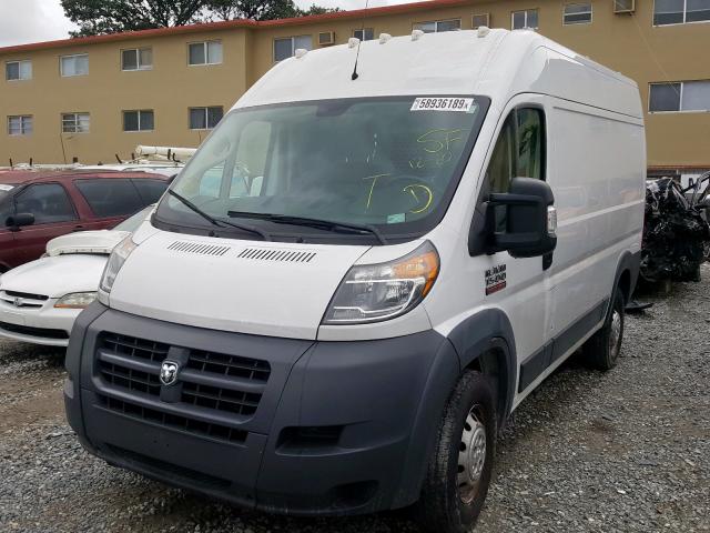 3C6TRVBGXJE101749 - 2018 RAM PROMASTER 1500 1500 HIGH  photo 2