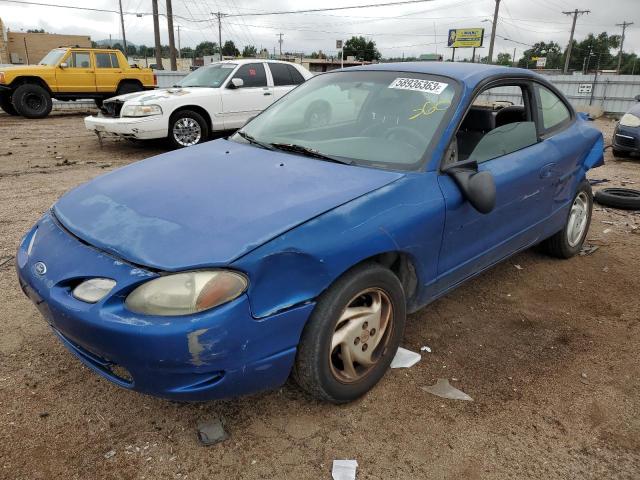 3FAKP1133XR128154 - 1999 FORD ESCORT ZX2 BLUE photo 1