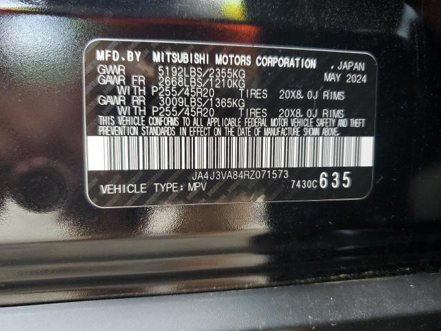 JA4J3VA84RZ071573 - 2024 MITSUBISHI OUTLANDER SE BLACK photo 14