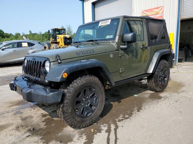 1C4AJWAG0GL137108 - 2016 JEEP WRANGLER SPORT GREEN photo 1