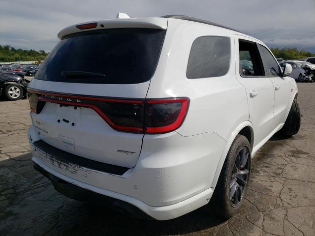 1C4SDJGJ1JC255368 - 2018 DODGE DURANGO SRT WHITE photo 4