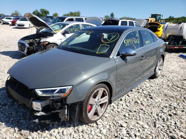 WAUE1GFF6LA041784 - 2020 AUDI S3 PREMIUM PLUS GRAY photo 2