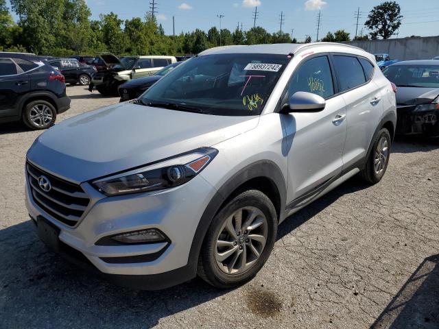 KM8J33A49JU689749 - 2018 HYUNDAI TUCSON SEL SILVER photo 2