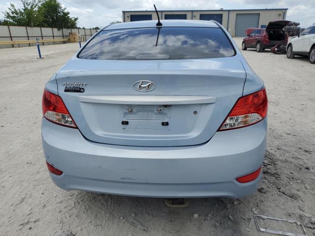 KMHCU4AE5DU432161 - 2013 HYUNDAI ACCENT GLS BLUE photo 6