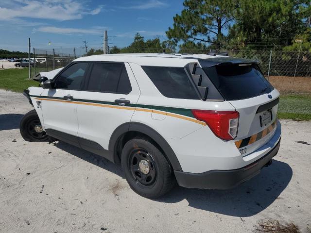1FM5K8AB7NGA07665 - 2022 FORD EXPLORER POLICE INTERCEPTOR WHITE photo 2