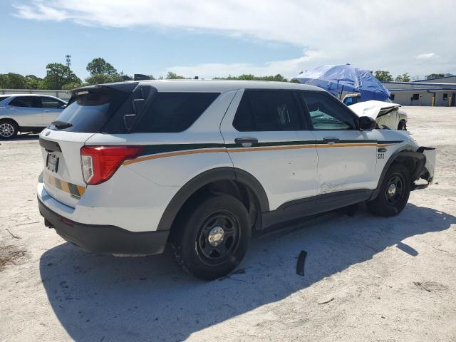 1FM5K8AB7NGA07665 - 2022 FORD EXPLORER POLICE INTERCEPTOR WHITE photo 3