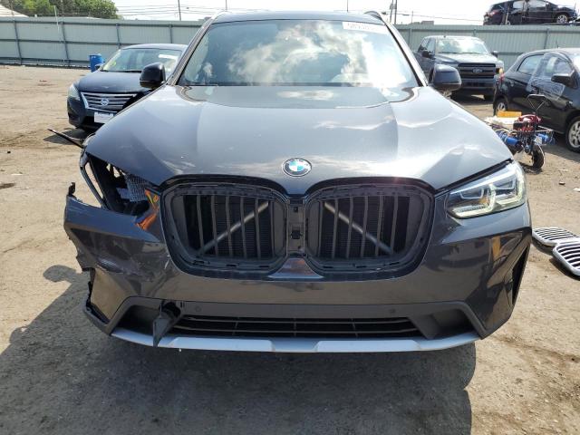 5UX53DP0XN9J94385 - 2022 BMW X3 XDRIVE30I CHARCOAL photo 5