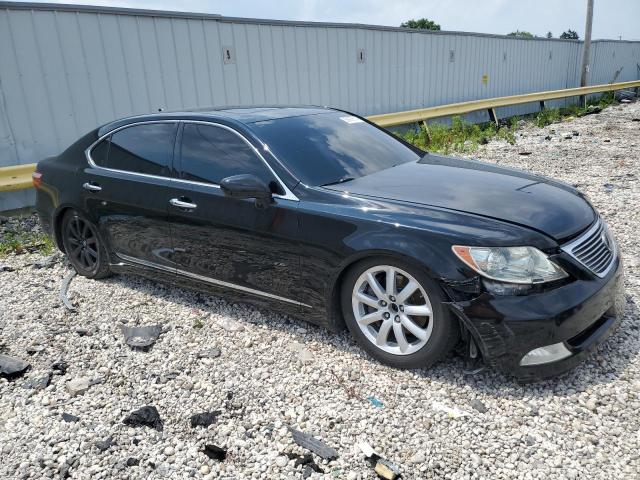 JTHGL46F275019346 - 2007 LEXUS LS 460L BLACK photo 4