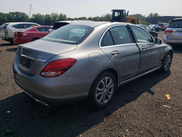 55SWF4KB4FU061147 - 2015 MERCEDES-BENZ C 300 4MATIC SILVER photo 3