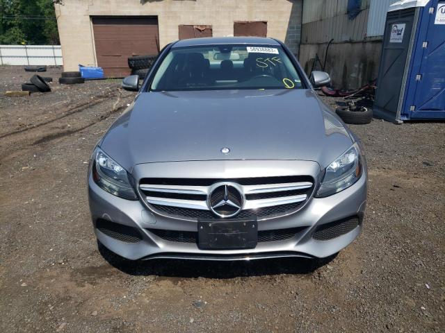 55SWF4KB4FU061147 - 2015 MERCEDES-BENZ C 300 4MATIC SILVER photo 5