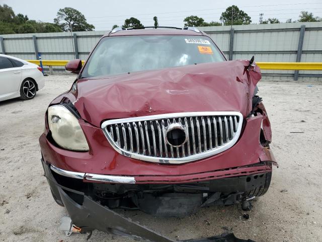 5GAKRBED7BJ109253 - 2011 BUICK ENCLAVE CXL RED photo 5