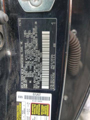 5TFRM5F12BX025825 - 2011 TOYOTA TUNDRA DOUBLE CAB SR5 BLACK photo 12