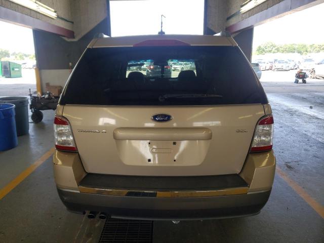 1FMDK02W48GA01387 - 2008 FORD TAURUS X SEL TAN photo 6