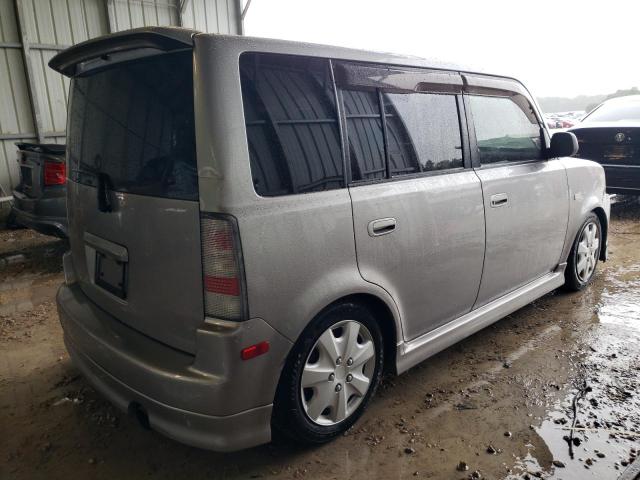 JTLKT334964116772 - 2006 TOYOTA SCION XB SILVER photo 3
