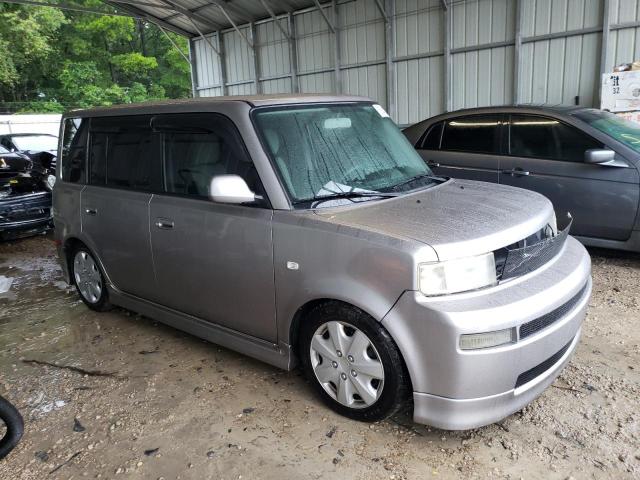 JTLKT334964116772 - 2006 TOYOTA SCION XB SILVER photo 4