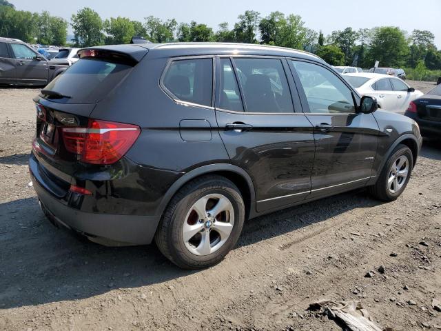 5UXWX5C57BL709485 - 2011 BMW X3 XDRIVE28I BLACK photo 3