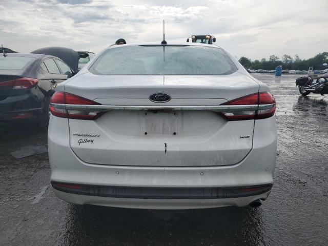 3FA6P0H79HR345973 - 2017 FORD FUSION SE WHITE photo 6