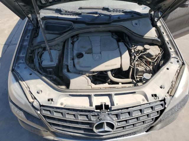 4JGDA5HB0FA598364 - 2015 MERCEDES-BENZ ML 350 4MATIC BLACK photo 12