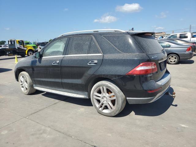 4JGDA5HB0FA598364 - 2015 MERCEDES-BENZ ML 350 4MATIC BLACK photo 2