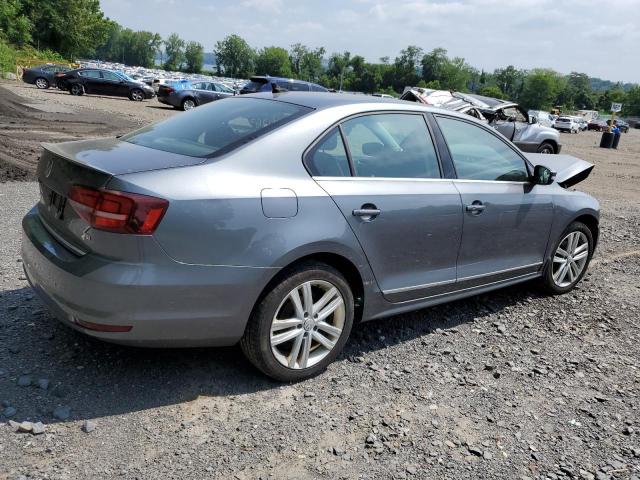 3VWL17AJ1HM399193 - 2017 VOLKSWAGEN JETTA SEL GRAY photo 3