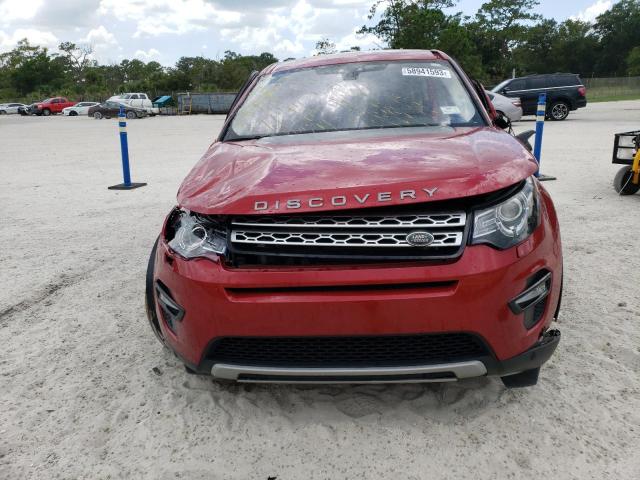 SALCR2FX9KH803891 - 2019 LAND ROVER DISCOVERY HSE RED photo 5