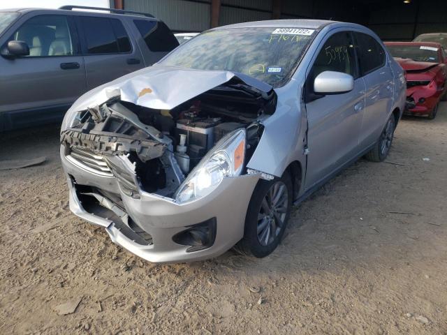 ML32F3FJ5KHF16762 - 2019 MITSUBISHI MIRAGE G4 ES Серебристый фото 2