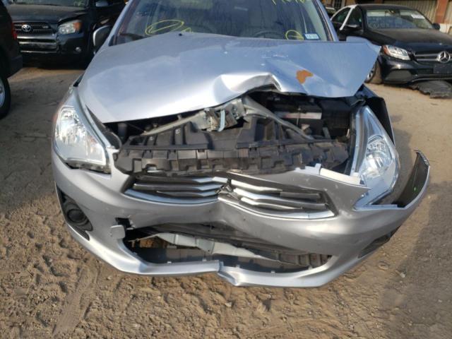 ML32F3FJ5KHF16762 - 2019 MITSUBISHI MIRAGE G4 ES Серебристый фото 9