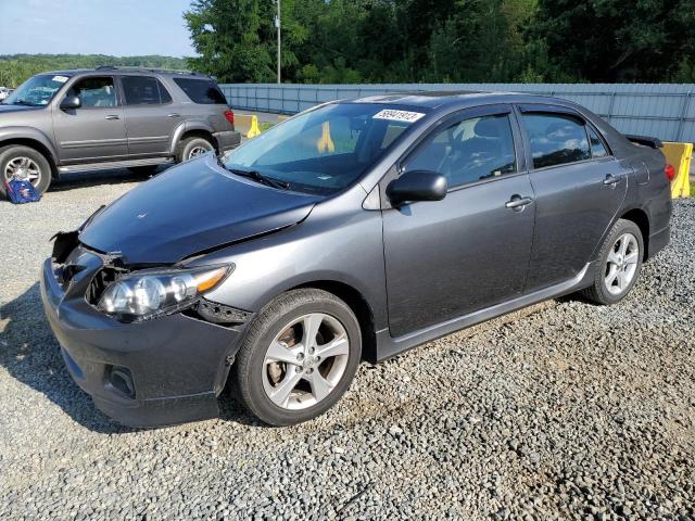 2T1BU4EE0BC732100 - 2011 TOYOTA COROLLA BASE GRAY photo 1