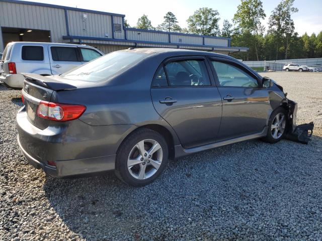 2T1BU4EE0BC732100 - 2011 TOYOTA COROLLA BASE GRAY photo 3