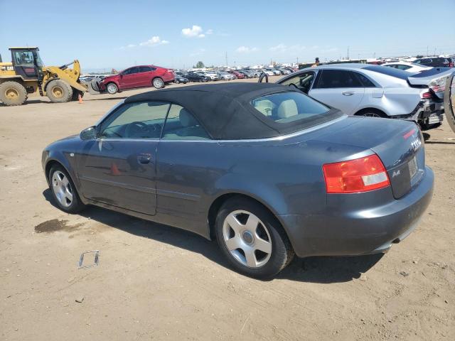 WAUAC48H25K016626 - 2005 AUDI A4 1.8 CABRIOLET GRAY photo 2