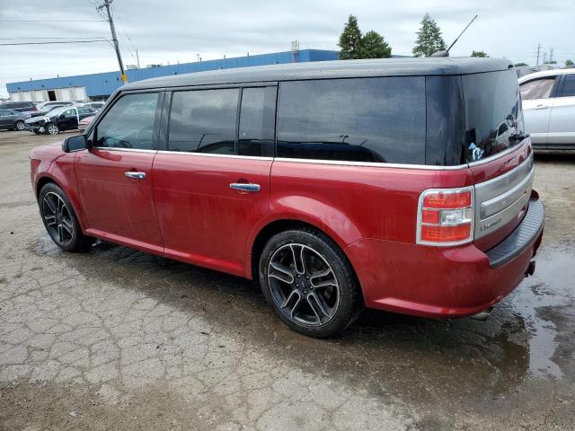 2FMHK6DT2DBD06928 - 2013 FORD FLEX LIMITED RED photo 2