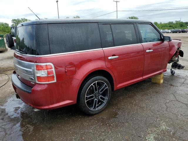 2FMHK6DT2DBD06928 - 2013 FORD FLEX LIMITED RED photo 3