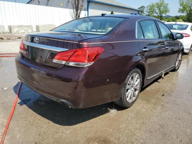 4T1BK3DBXBU392640 - 2011 TOYOTA AVALON BASE BURGUNDY photo 3