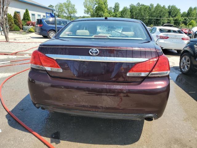 4T1BK3DBXBU392640 - 2011 TOYOTA AVALON BASE BURGUNDY photo 6