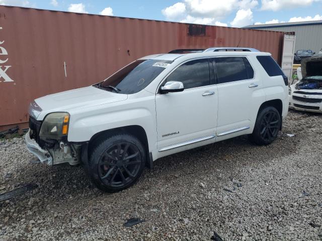 2GKFLYE39D6125471 - 2013 GMC TERRAIN DENALI WHITE photo 1