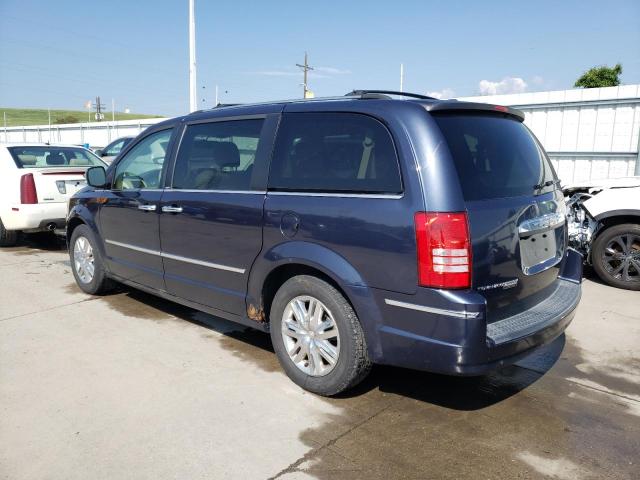 2A8HR64X68R766442 - 2008 CHRYSLER TOWN & COU LIMITED BLUE photo 2