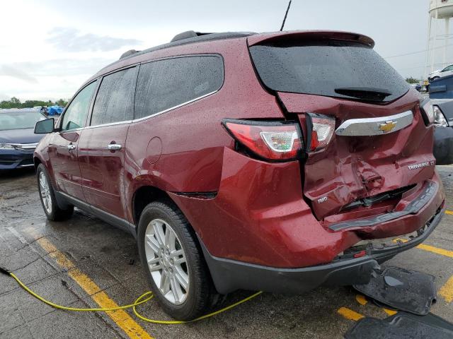 1GNKVGKD3FJ340644 - 2015 CHEVROLET TRAVERSE LT RED photo 2