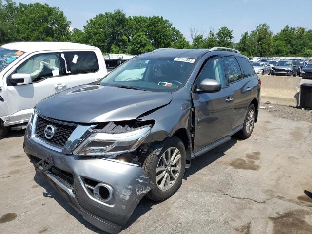 5N1AR2MM0FC712109 - 2015 NISSAN PATHFINDER S GRAY photo 1