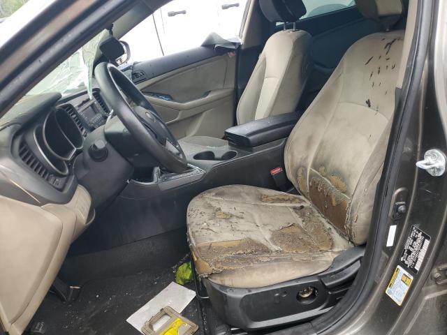 5XXGM4A78DG237796 - 2013 KIA OPTIMA LX BROWN photo 7