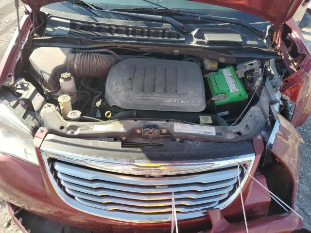 2C4RC1BG4CR193763 - 2012 CHRYSLER TOWN & COU TOURING MAROON photo 12