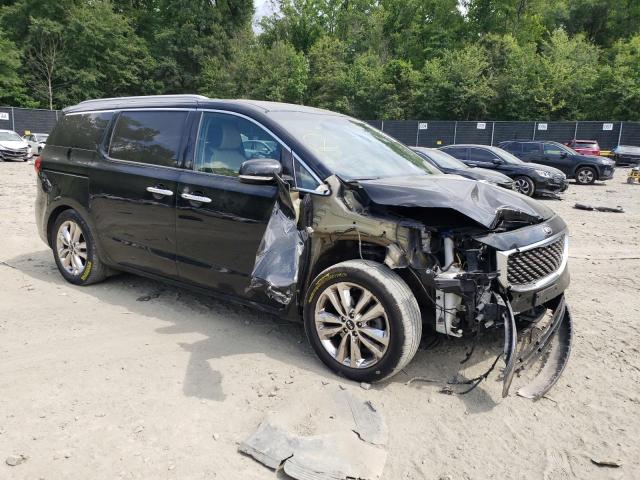 KNDME5C17F6035435 - 2015 KIA SEDONA SXL BLACK photo 4