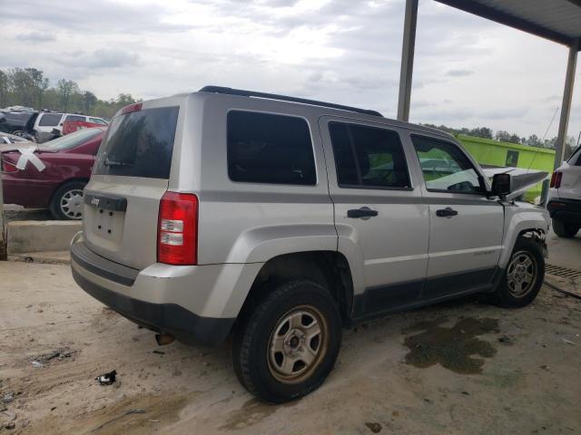 1C4NJRBB2DD245354 - 2013 JEEP PATRIOT SPORT SILVER photo 3