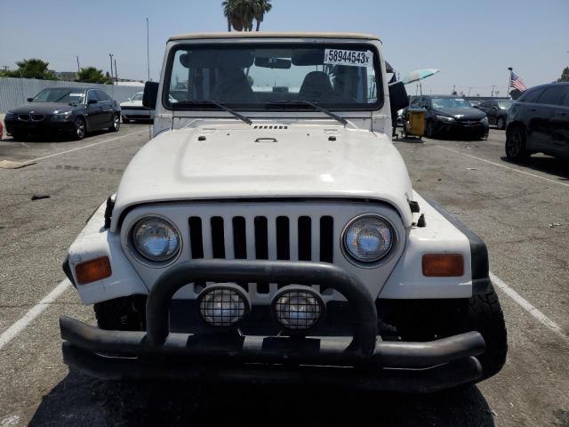 1J4FY29P1WP758549 - 1998 JEEP WRANGLER / SE WHITE photo 5